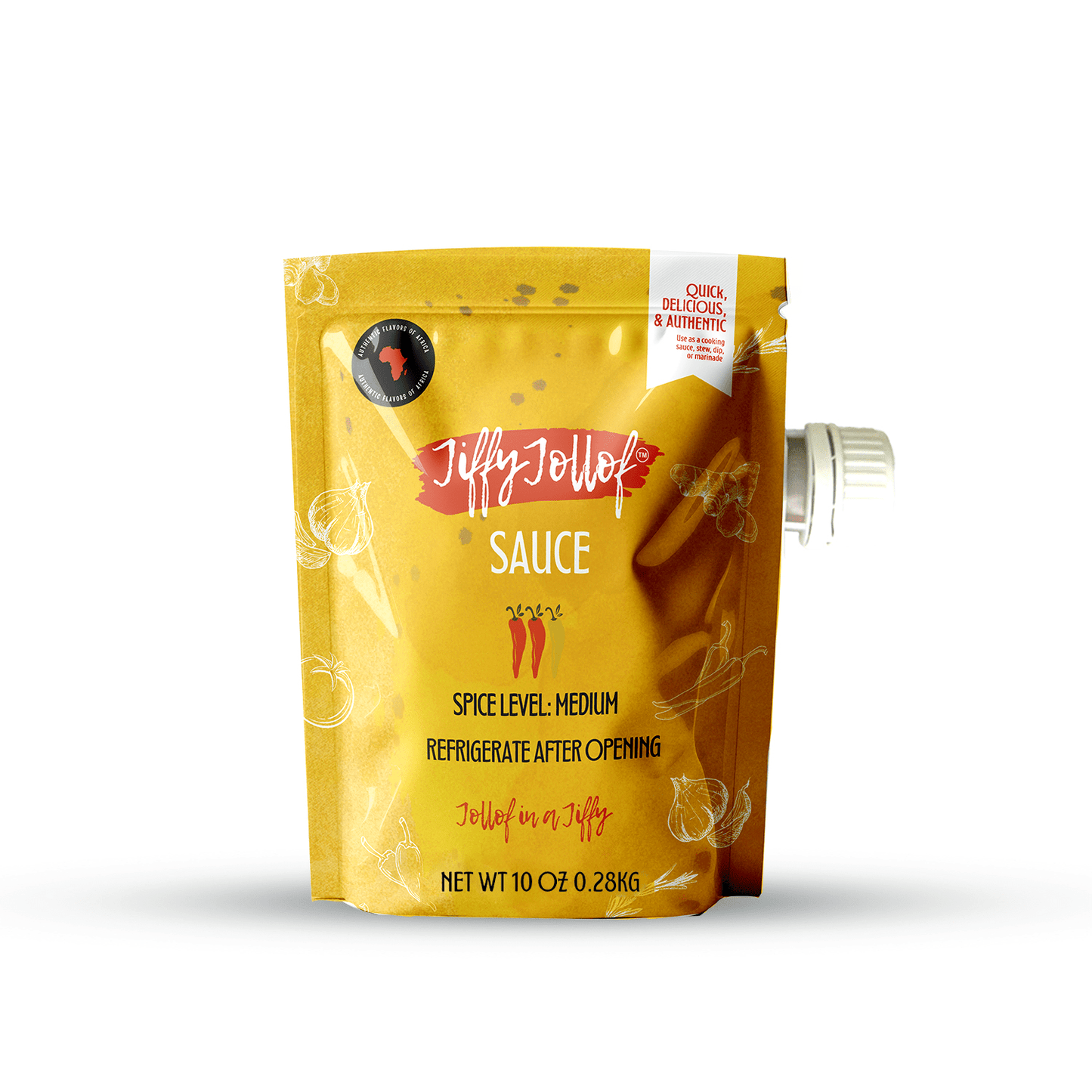 Jiffy Jollof 10oz Pouch (Limited Offer) - Jiffy Jollof