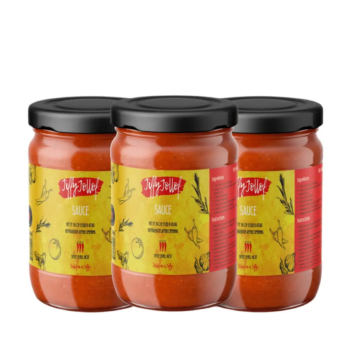 Jiffy Jollof Sauce Bundle Deal - Jiffy Jollof