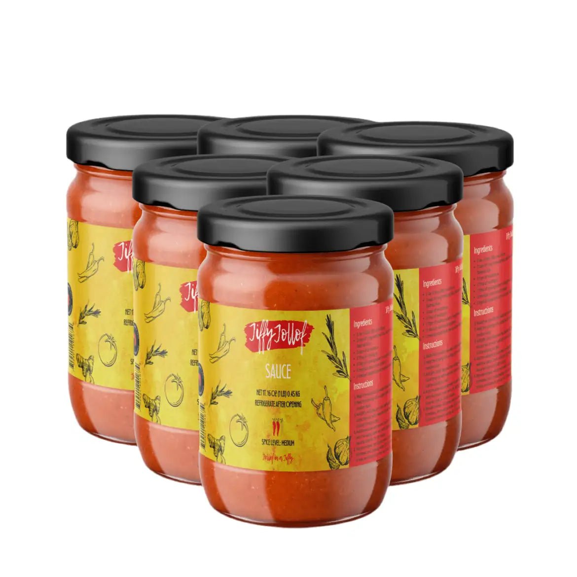 Jiffy Jollof Sauce Bundle Deal II - Jiffy Jollof