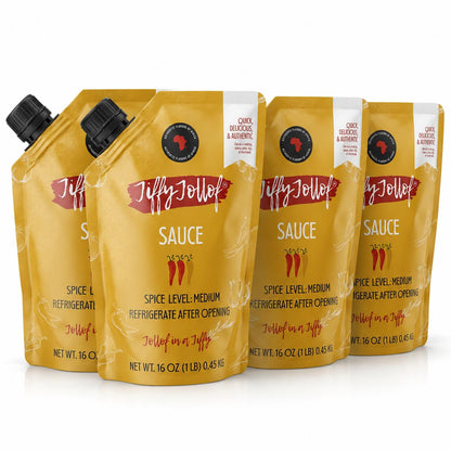 Jiffy Jollof Sauce Pouch Bundle Deal - Jiffy Jollof