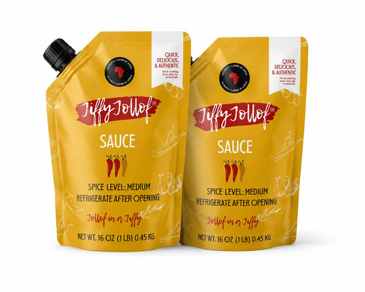 Jiffy Jollof Sauce Pouch Bundle Deal - Jiffy Jollof
